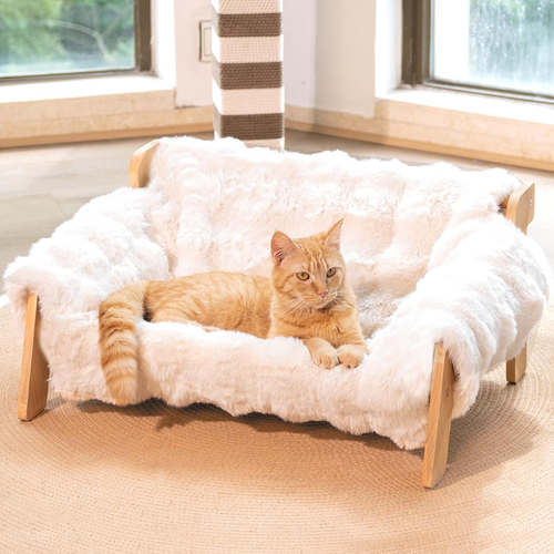 Wooden Raised Kitty Sofa