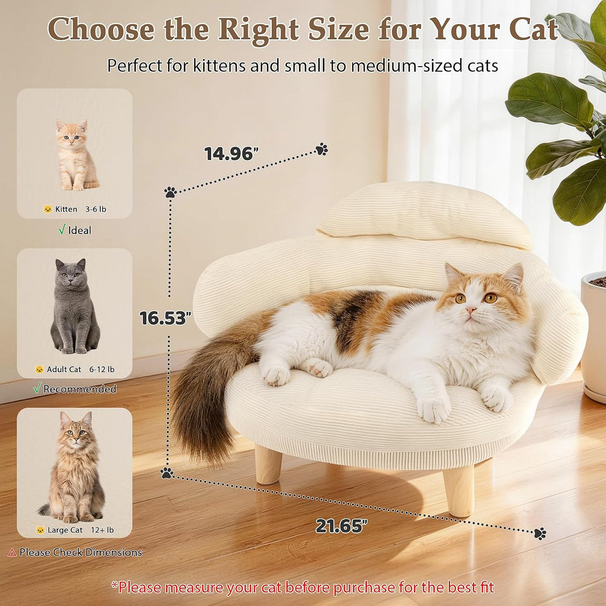 White Cat Sofa Bed
